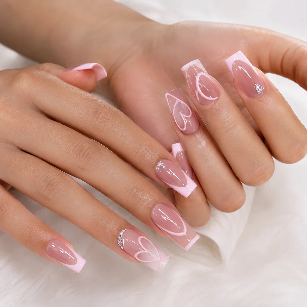 Jovera Joyce Blush Amour French Nail Couture Set