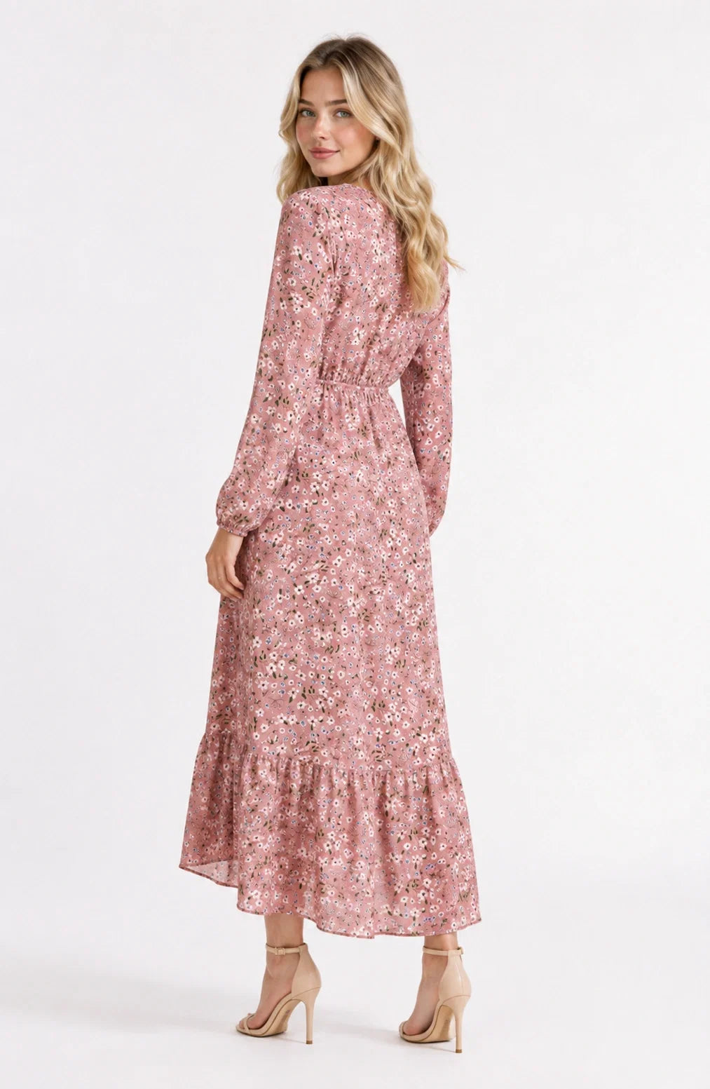 Jovera Joyce Jardin Éclat Floral Midi Dress