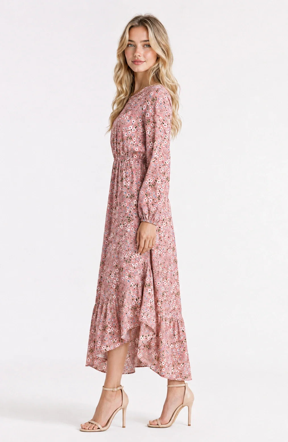 Jovera Joyce Jardin Éclat Floral Midi Dress