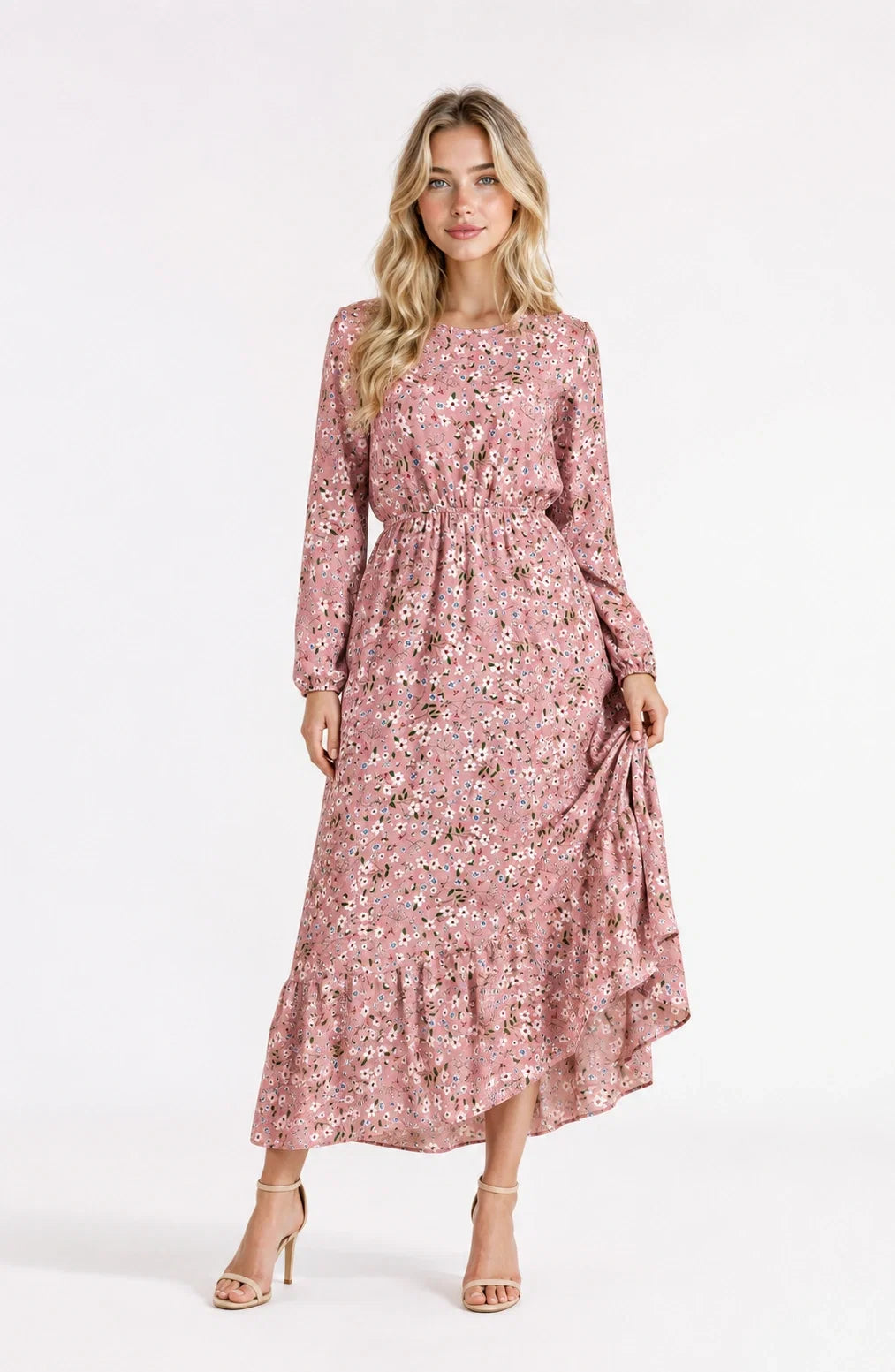 Jovera Joyce Jardin Éclat Floral Midi Dress
