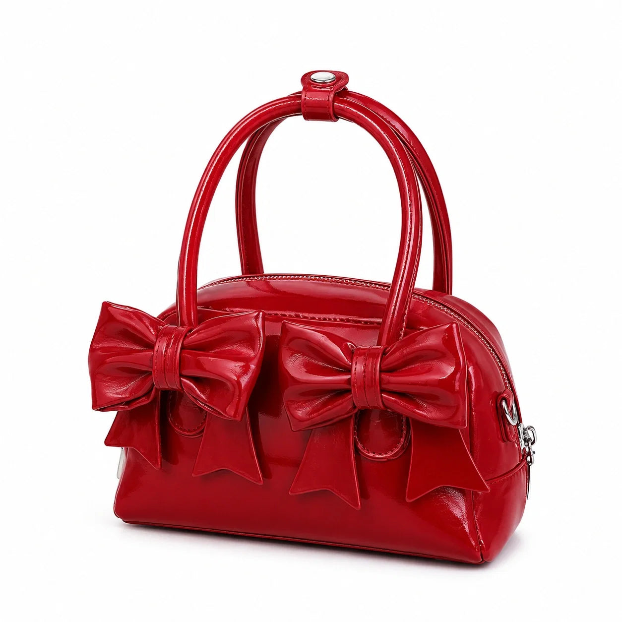 Jovera Joyce Belle Époque Double-Bow Gloss Handbag
