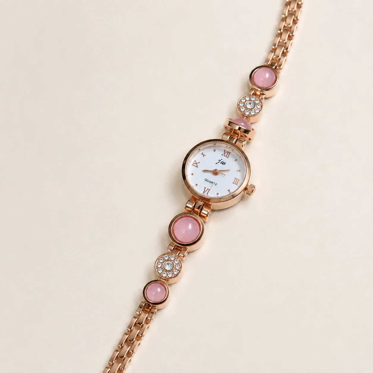 Jovera Joyce Aurelia Cabochon Royale Bracelet Watch
