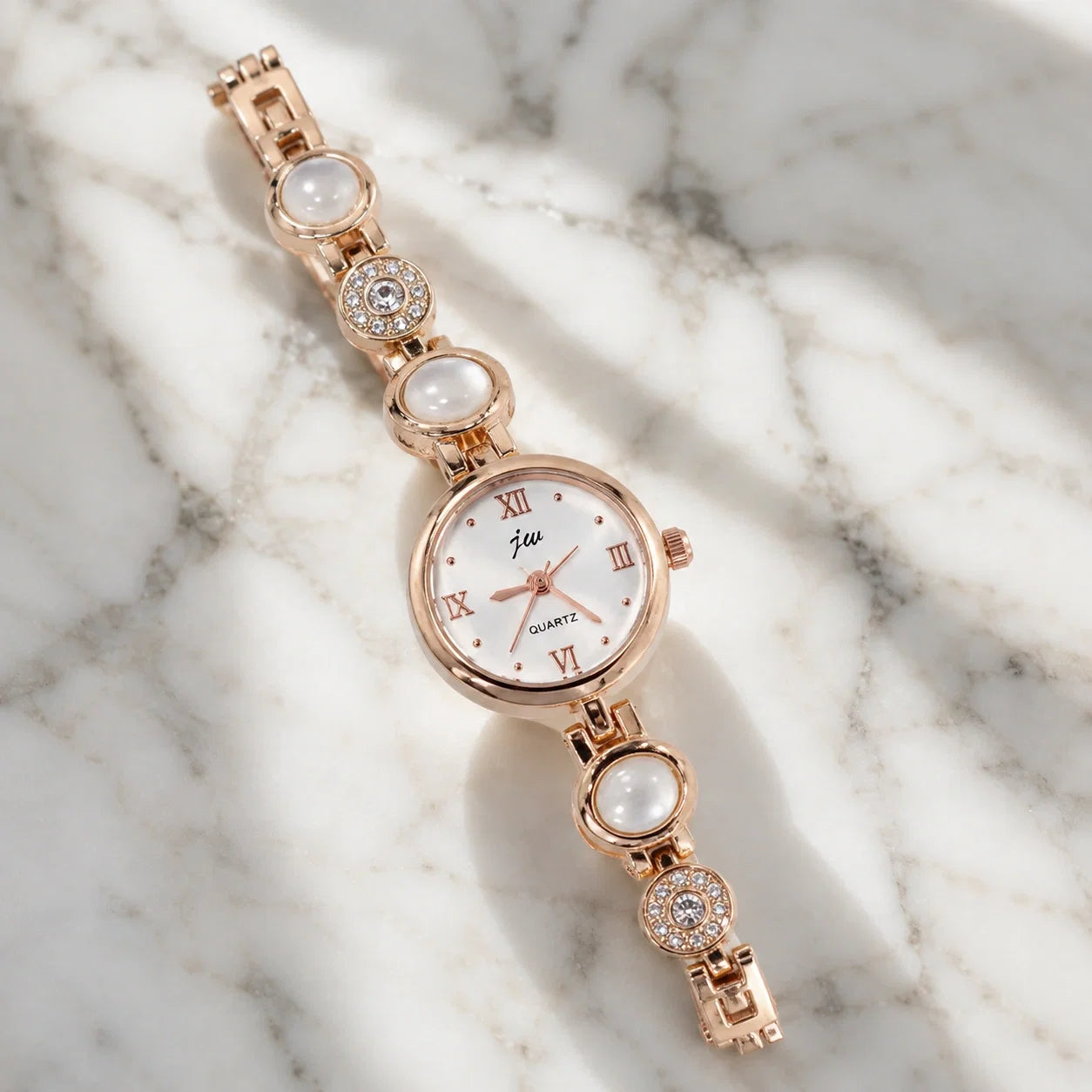 Jovera Joyce Aurelia Cabochon Royale Bracelet Watch