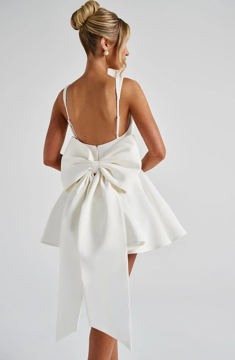 Solid Color Square Collar Sling Dress Women Jovera Joyce