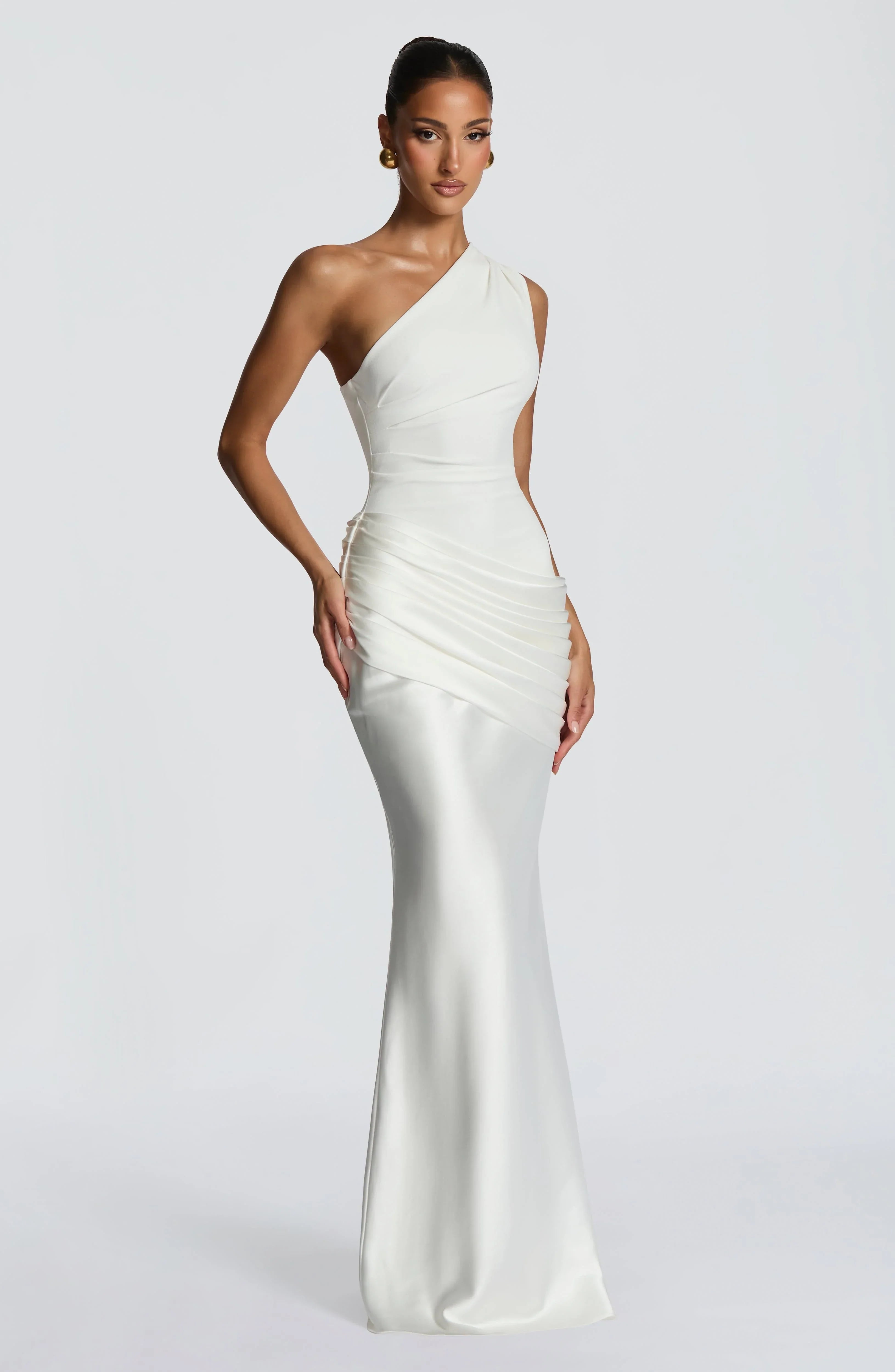 Elegant Womens Long One-Shoulder Dress Jovera Joyce