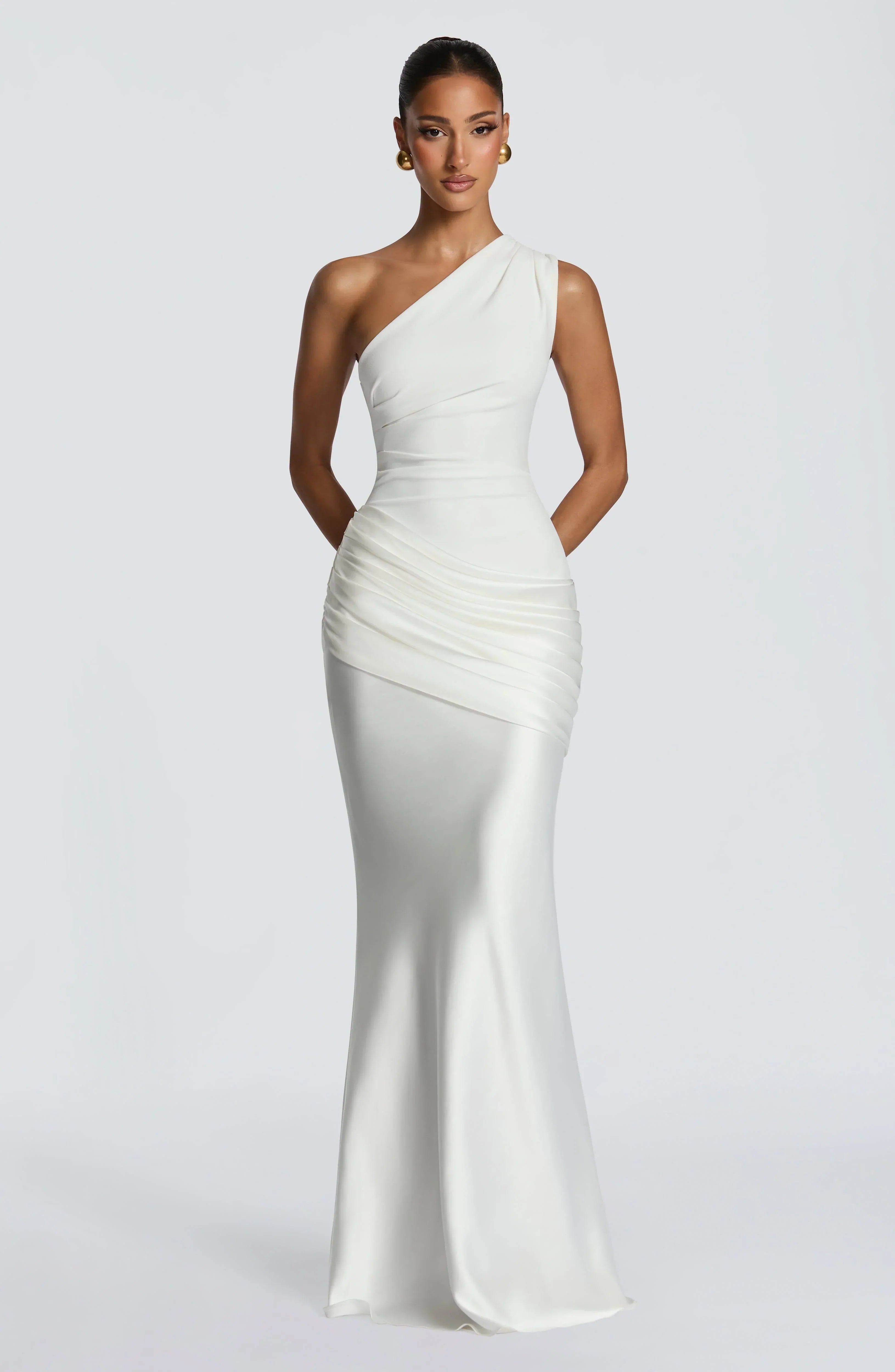 Elegant Womens Long One-Shoulder Dress Jovera Joyce