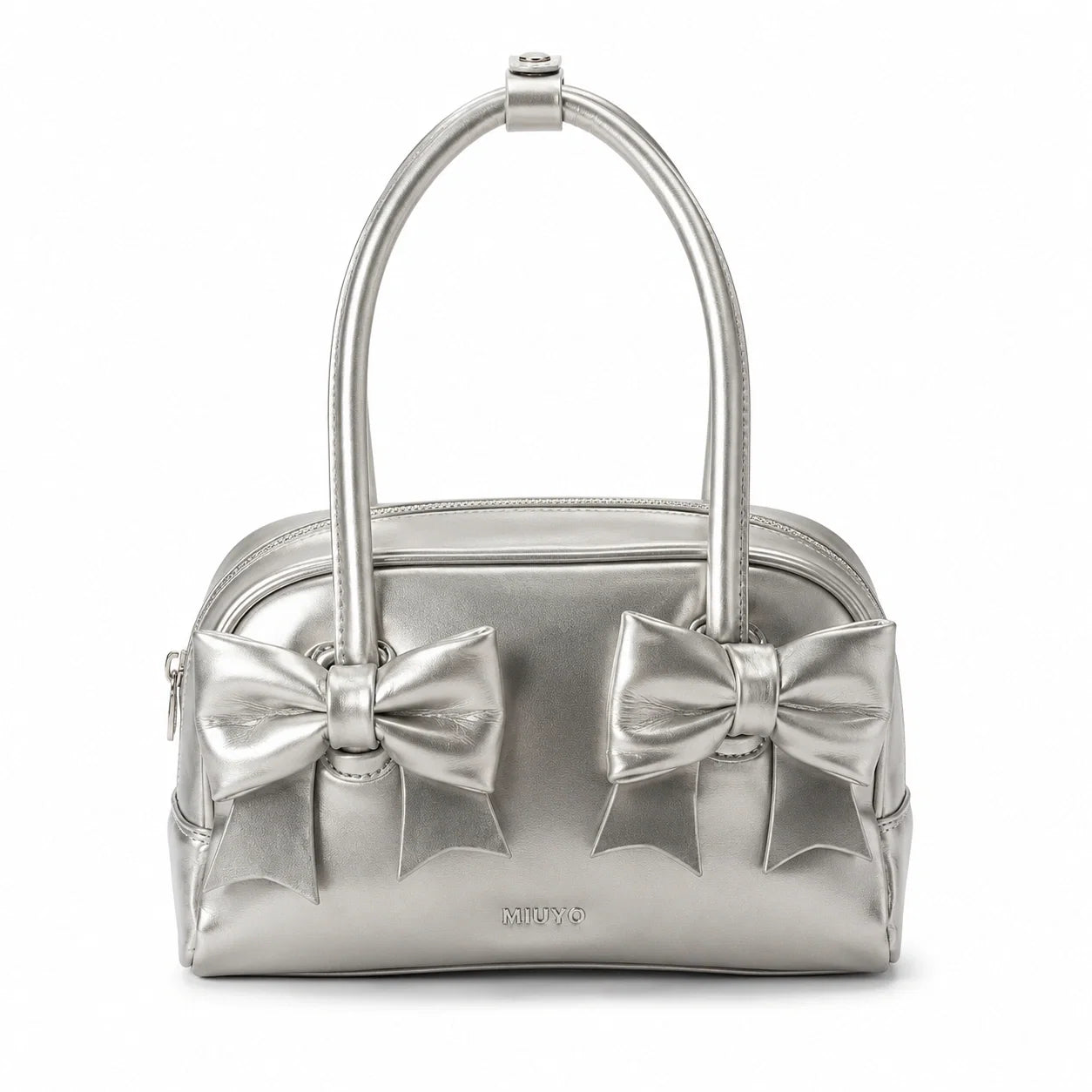 Jovera Joyce Belle Époque Double-Bow Gloss Handbag