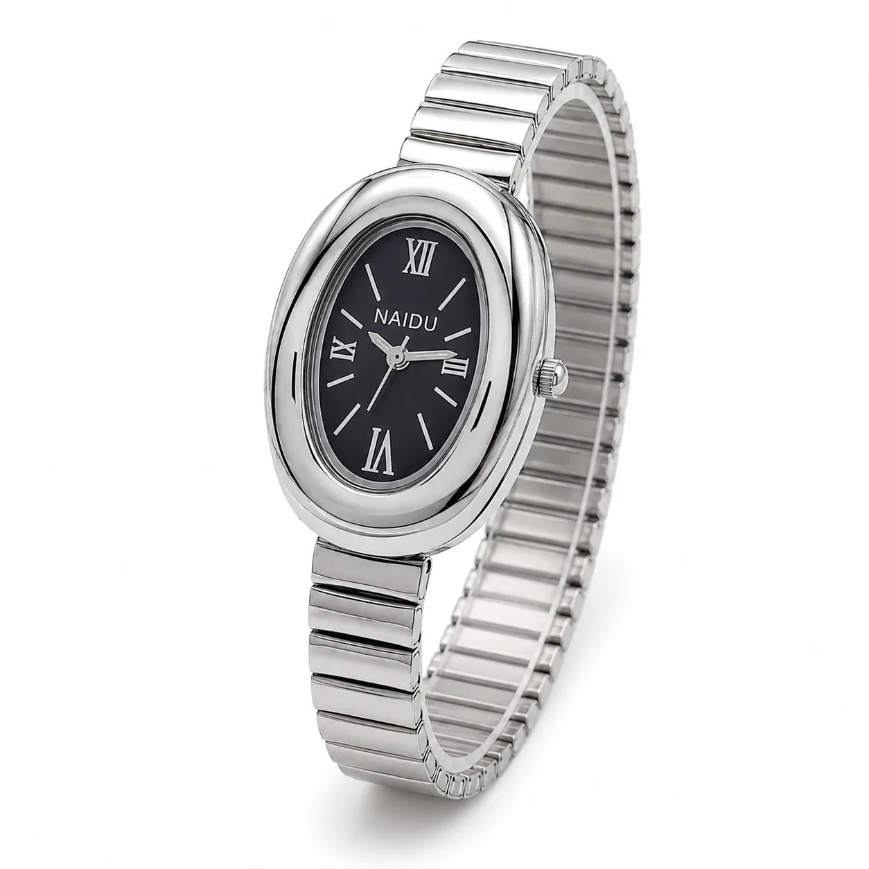 Jovera Joyce Aurelia Éclipse Sculpted Oval Bracelet Watch