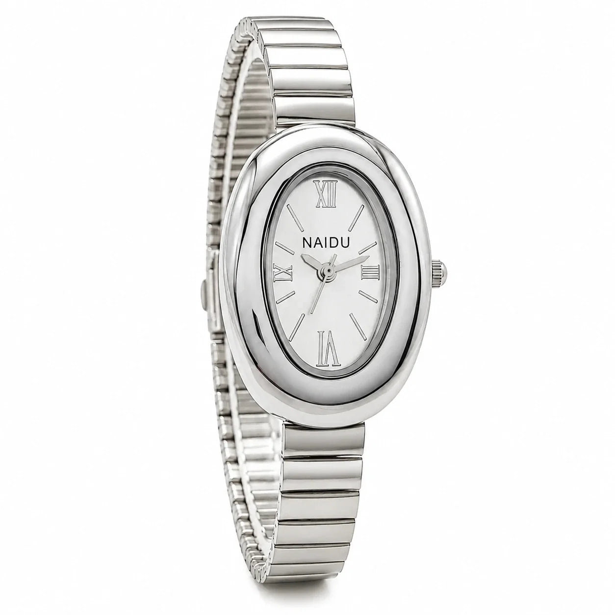 Jovera Joyce Aurelia Éclipse Sculpted Oval Bracelet Watch
