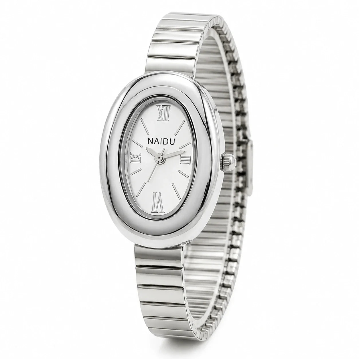 Jovera Joyce Aurelia Éclipse Sculpted Oval Bracelet Watch