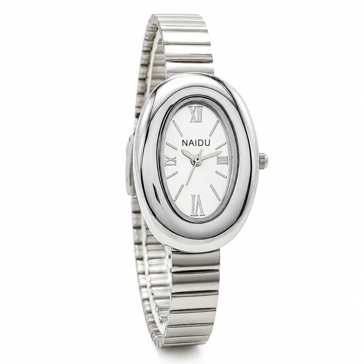 Jovera Joyce Aurelia Éclipse Sculpted Oval Bracelet Watch