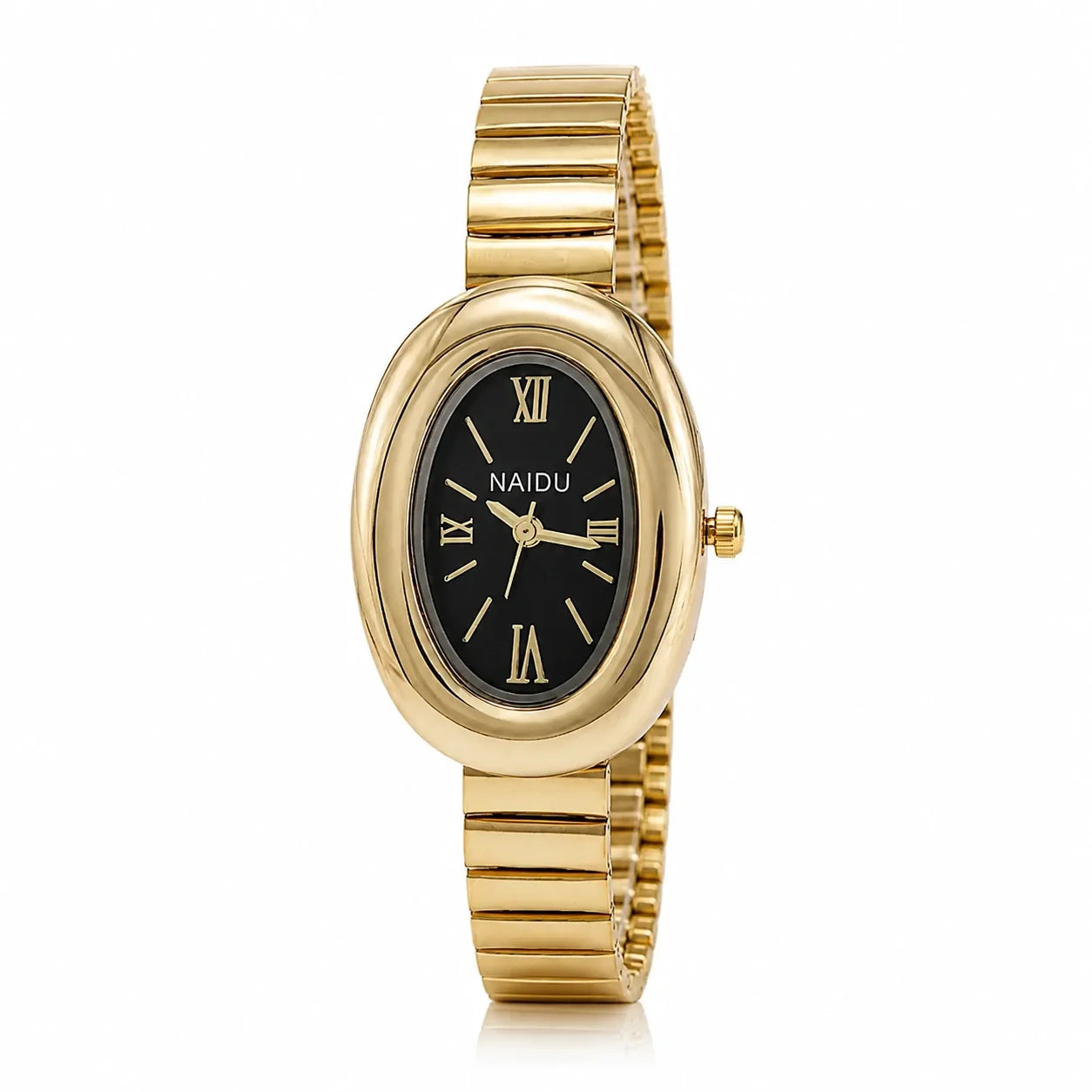 Jovera Joyce Aurelia Éclipse Sculpted Oval Bracelet Watch