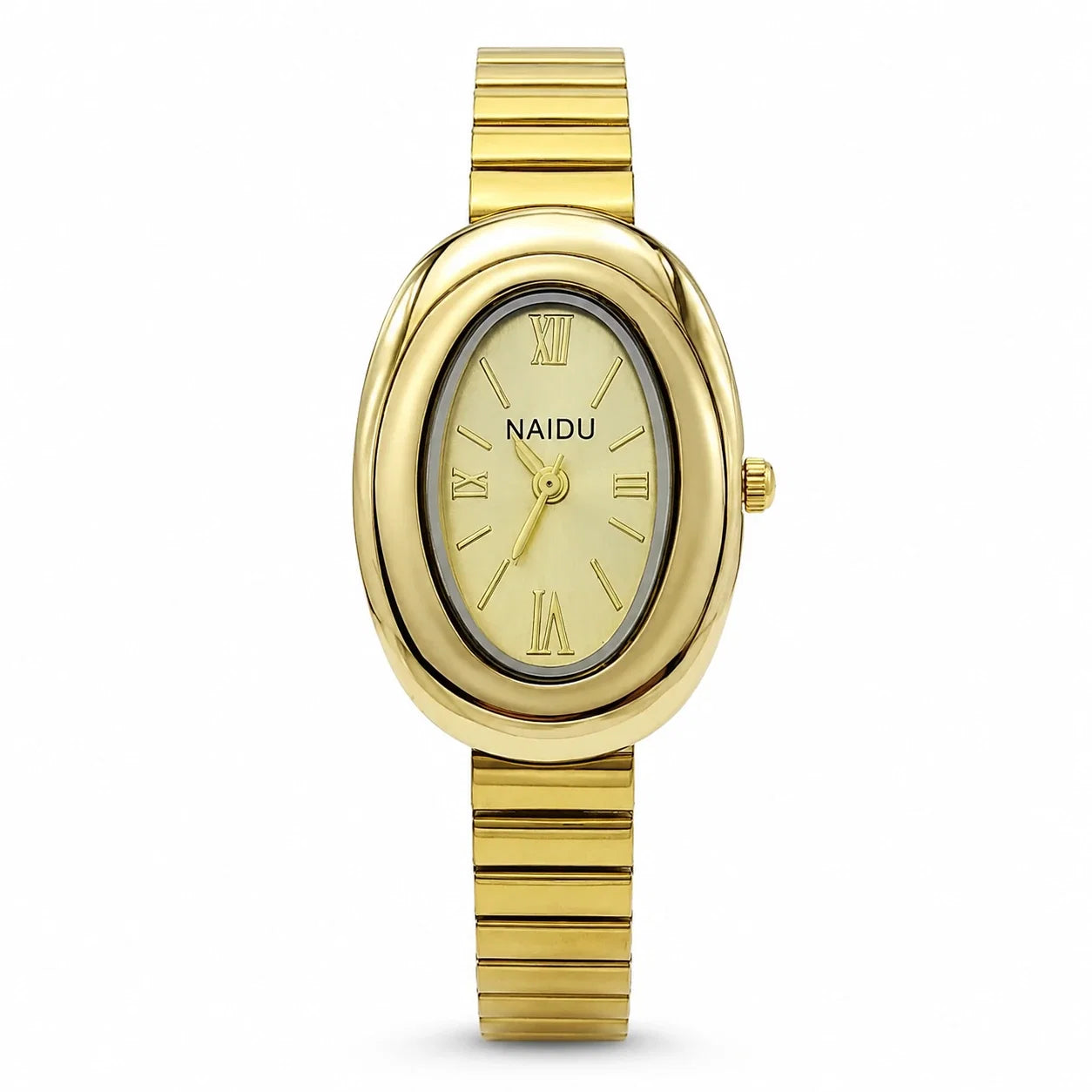 Jovera Joyce Aurelia Éclipse Sculpted Oval Bracelet Watch