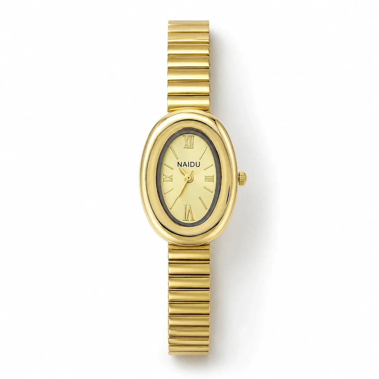 Jovera Joyce Aurelia Éclipse Sculpted Oval Bracelet Watch