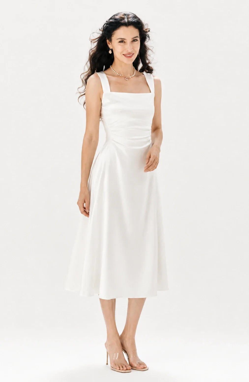 Jovera Joyce Élan Noir & Ivoire Midi Dress