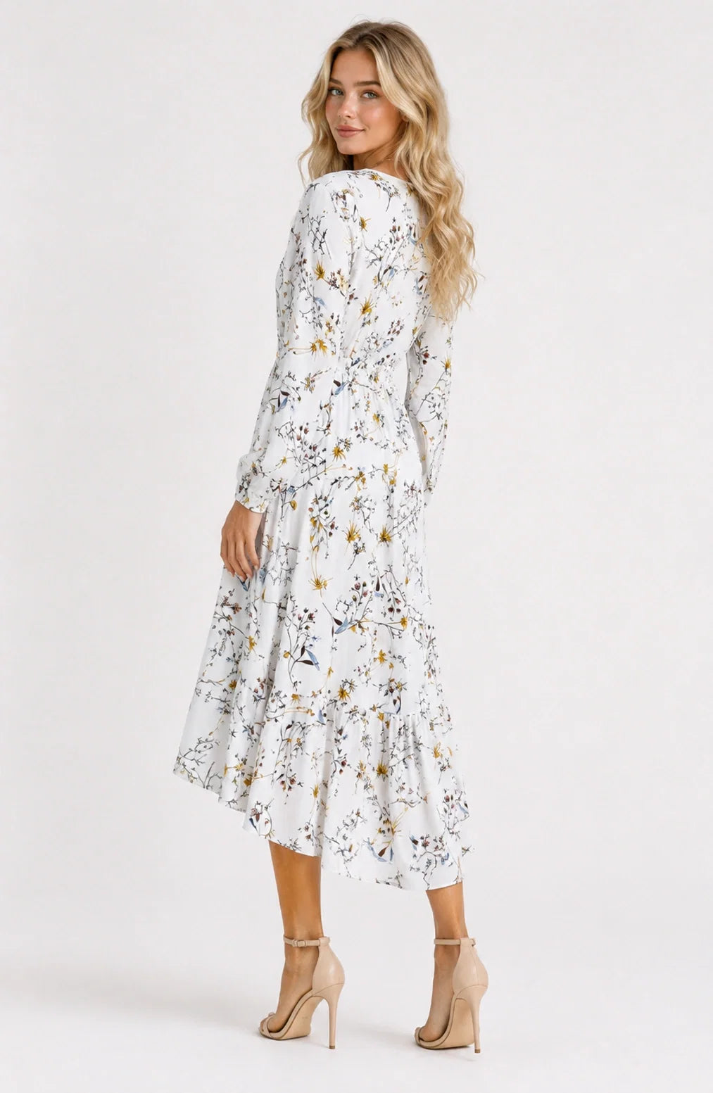 Jovera Joyce Jardin Éclat Floral Midi Dress